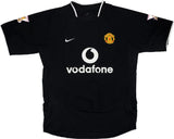Camisa Manchester United II 2003-2004 Retrô Preta Masculina