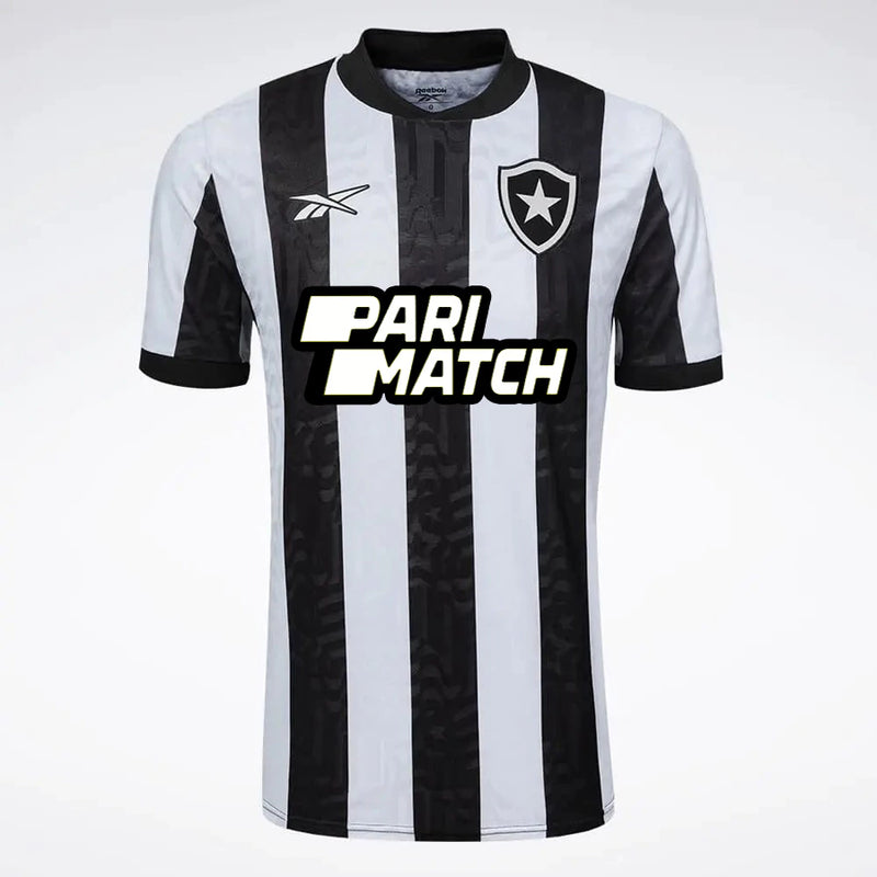 Camisa Botafogo I 23/24 Preta e Branca Masculina