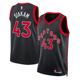 Regata Toronto Raptors Swingman Statement Edition 22/23 Preta Masculina