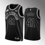 Regata San Antonio Spurs Swingman Classic Edition 22/23 Preta Masculina