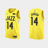 Regata Utah Jazz Swingman Icon Edition 22/23 Amarela Masculina