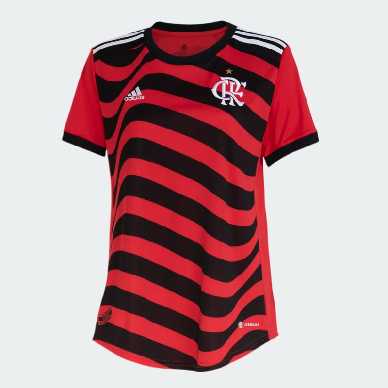 Camisa Flamengo III 22/23 Vermelha Feminina