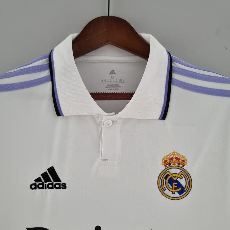 Camisa Real Madrid I 22/23 Branca Masculina