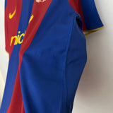 Camisa Barcelona I 2007/2008 Retrô Vermelha/Azul Masculina