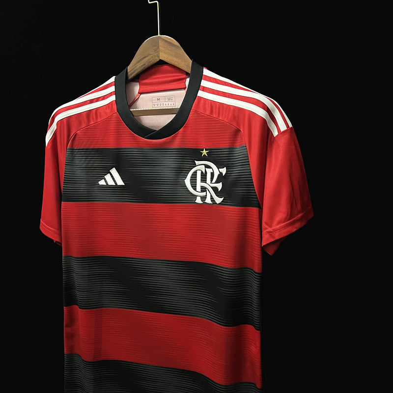 Camisa Flamengo I 23/24 Vermelha/Preta Masculina