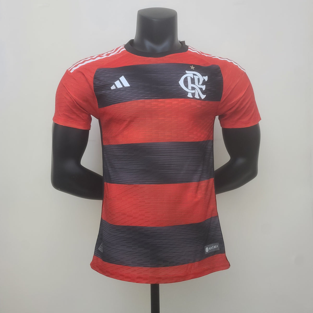 Camisa Flamengo I 23/24 Vermelha/Preta Jogador Masculina