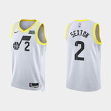 Regata Utah Jazz Swingman Association Edition 22/23 Branca Masculina