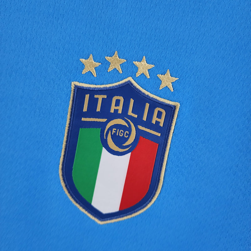 Camisa Seleção Itália I 22/23 Azul Masculina