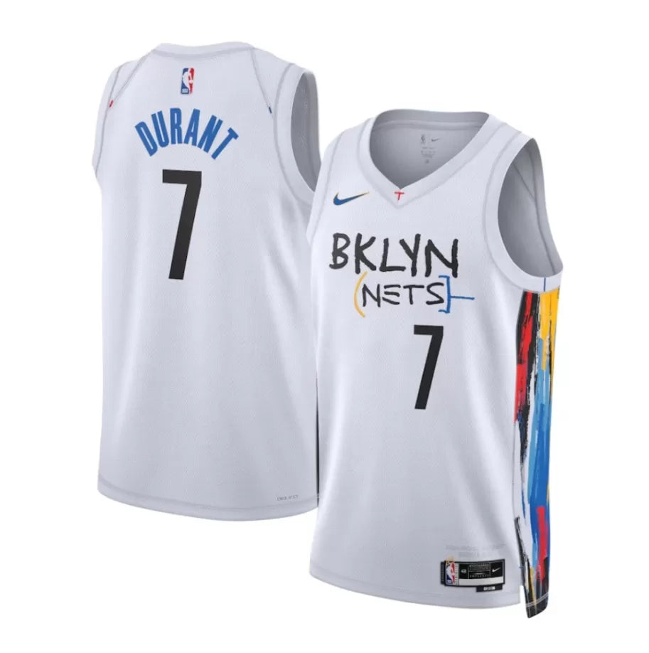 Regata Brooklyn Nets Swingman City Edition 22/23 Branca Masculina