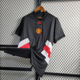 Camisa Manchester United Icon 23/24 Preta Masculina