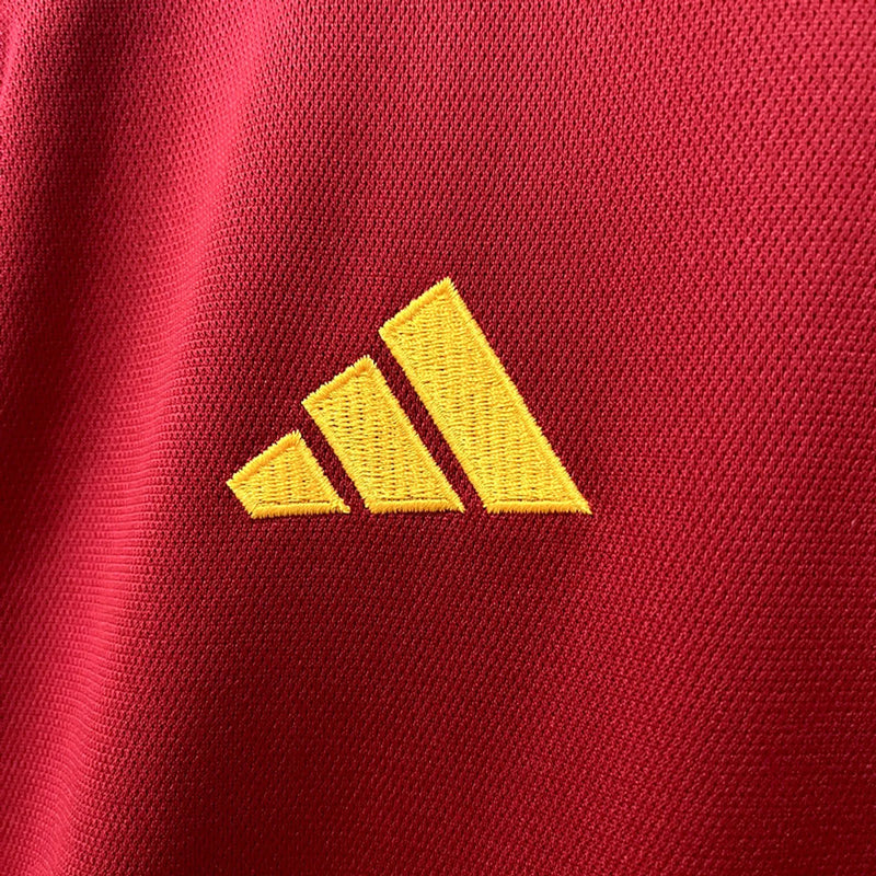 Camisa Seleção Espanha I Copa do Mundo 2022 Vermelha Masculina