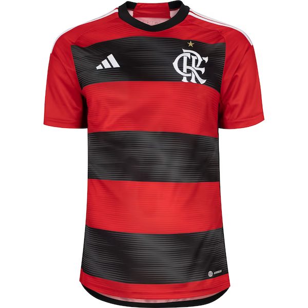 Camisa Flamengo I 23/24 Vermelha/Preta Masculina