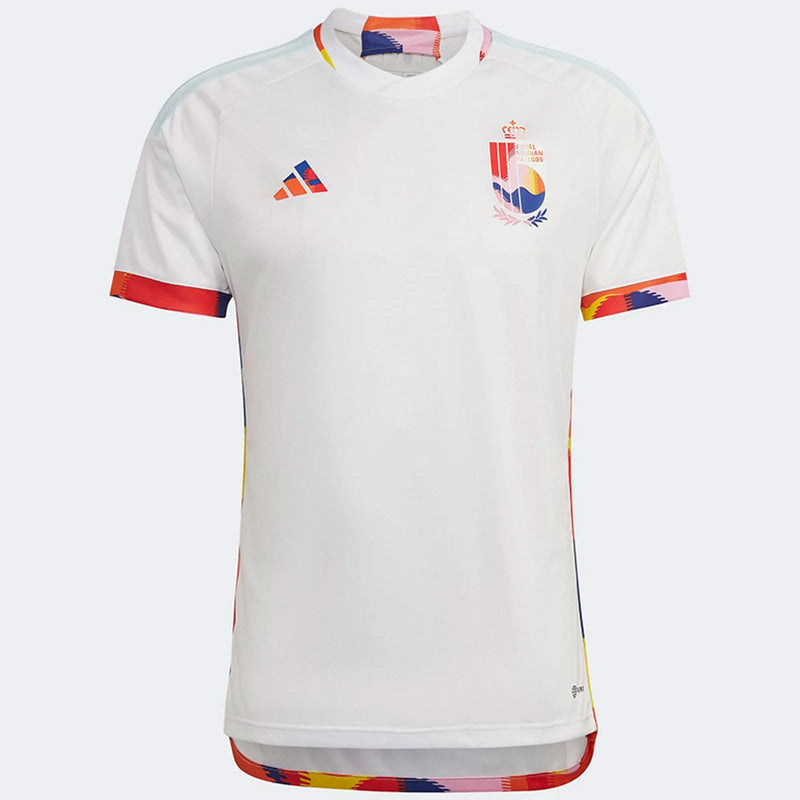 Camisa Seleção Bélgica II Copa do Mundo 2022 Branca Masculina