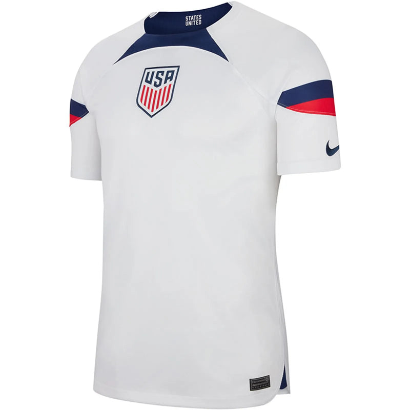 Camisa Seleção Estados Unidos I Copa do Mundo 2022 Branca Masculina